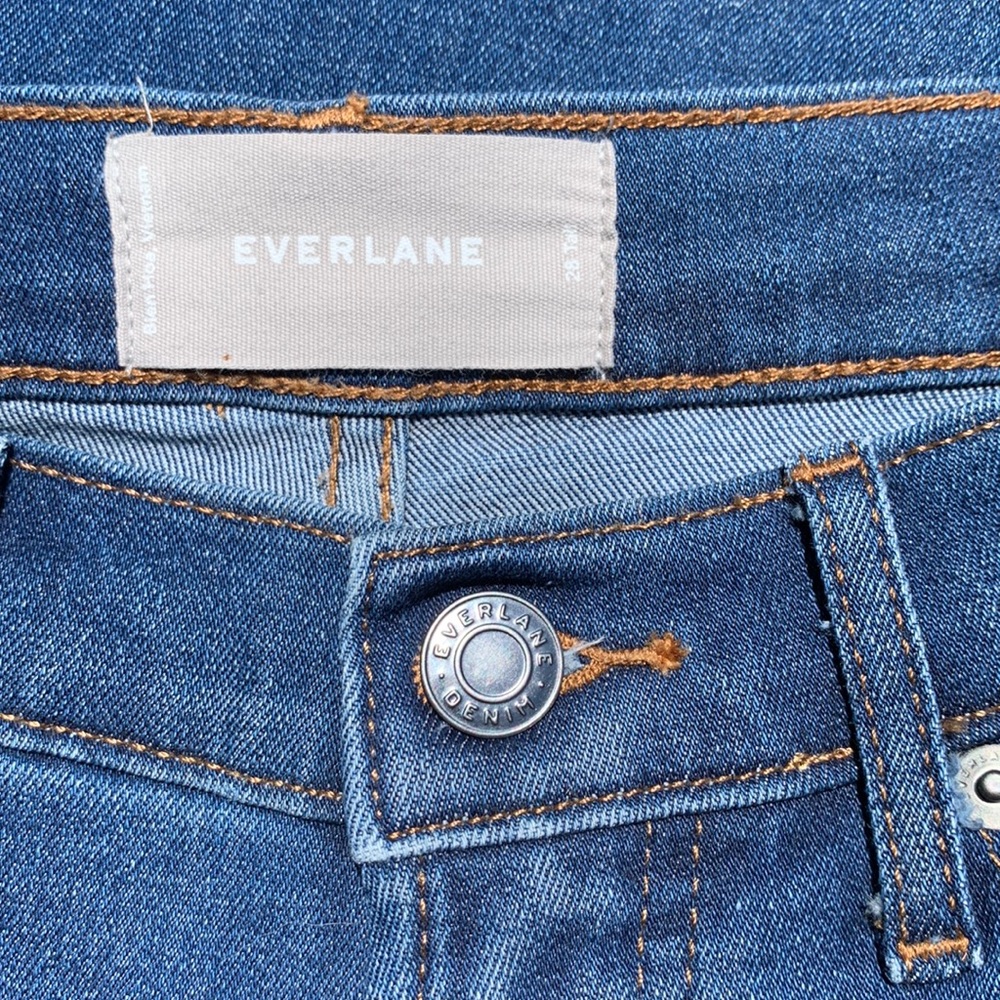 Everlane Mid Rise Skinny 28T - Picture 4 of 5